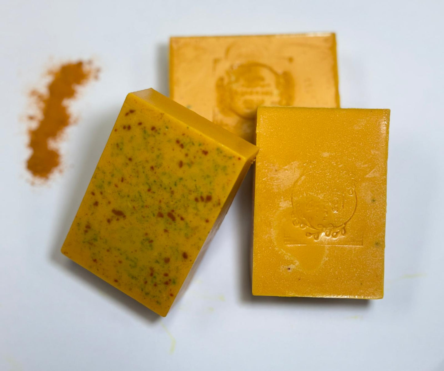 Tumeric, lemon peel and kojic acid soap