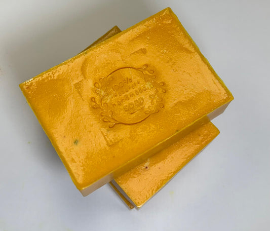 Tumeric, lemon peel and kojic acid soap