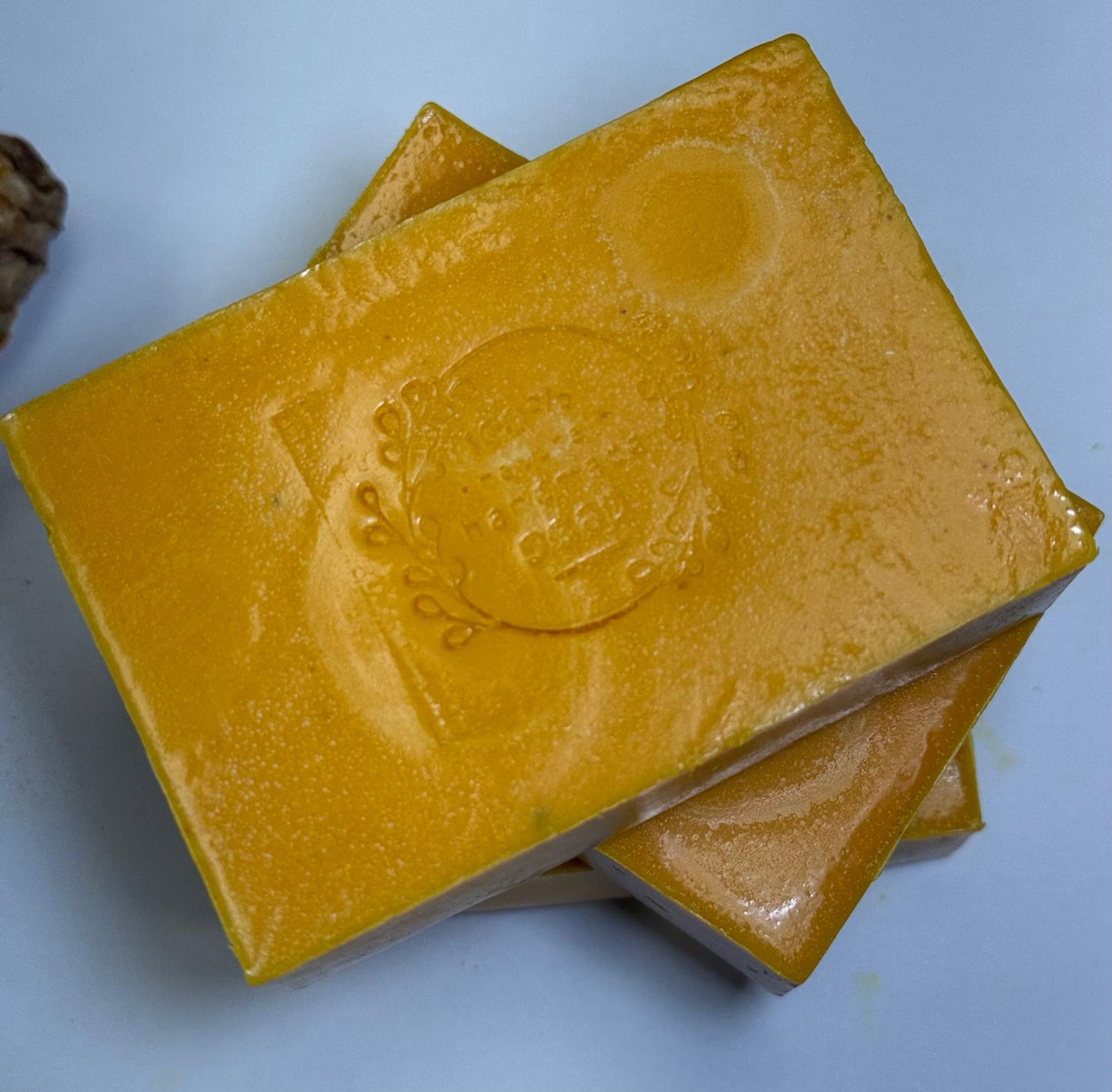 Tumeric, lemon peel and kojic acid soap